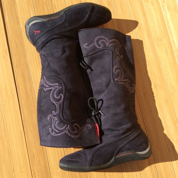 Puma Flurry Tall Sneaker Boots Shoe Women’s 7 - Picture 2 of 8